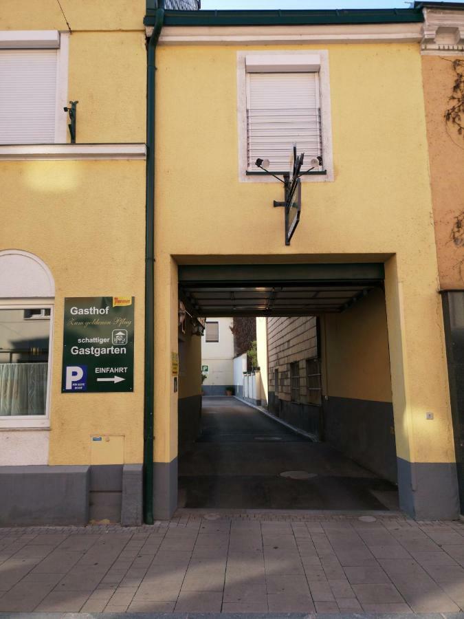 Gasthof Zum Goldenen Pflug Amstetten Dış mekan fotoğraf